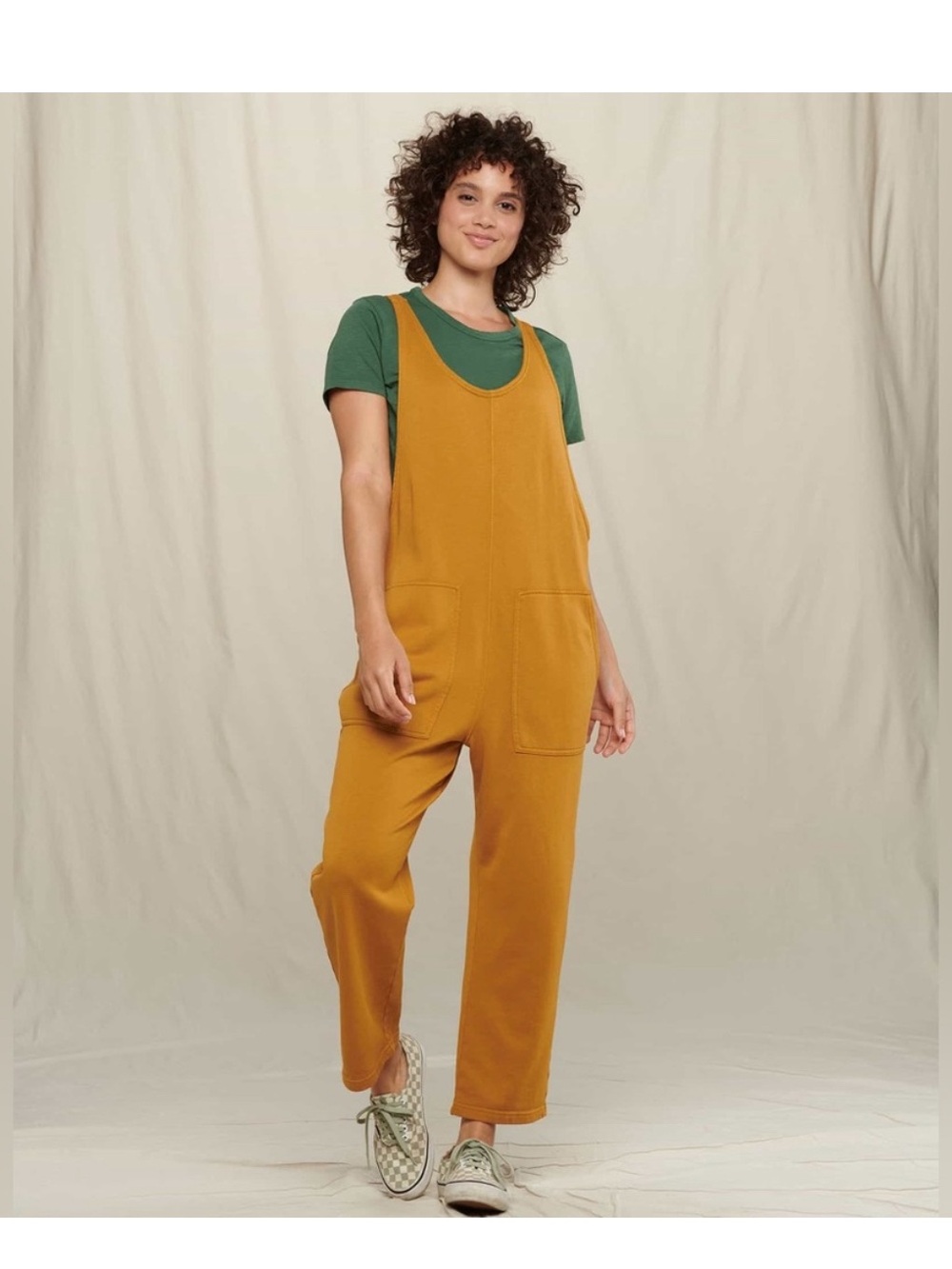 Toad&Co Women's WS DAYBREAKER HEMP JUMPSUIT- kelp - Picture 8 of 9